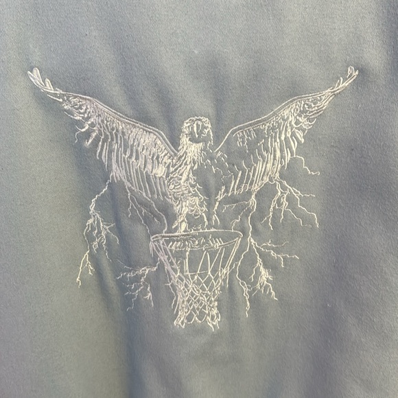 SOLE ET AL BABY BLUE VARSITY JACKET - Picture 6 of 7